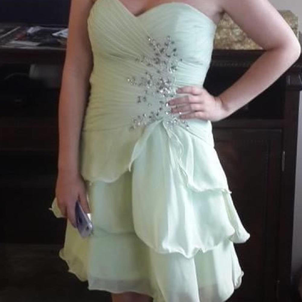 Pastel Green Dress